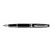Ручка перьевая Waterman Expert 3 Black CT, толщина линии F, палладий